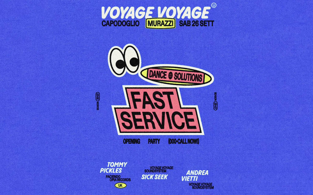 Locandina: VOYAGE VOYAGE ✷ OPENING PARTY