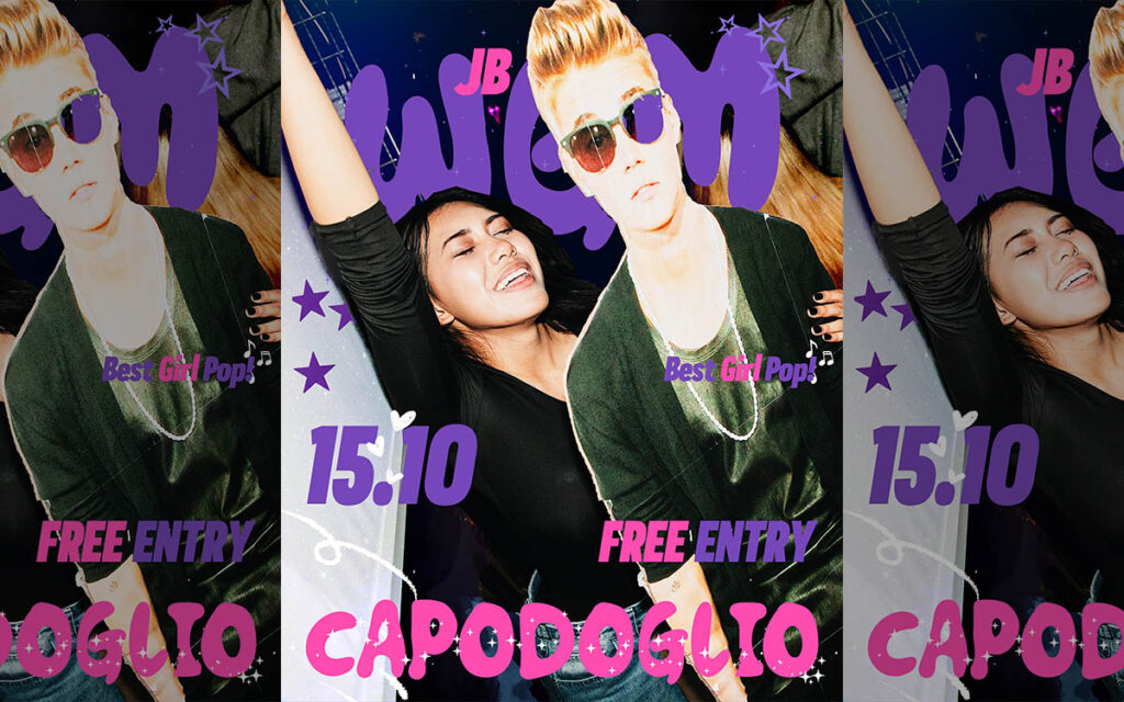 Locandina: WGM ✷ JUSTIN BIEBER