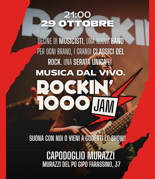 Locandina: ROCKIN’1000 JAM